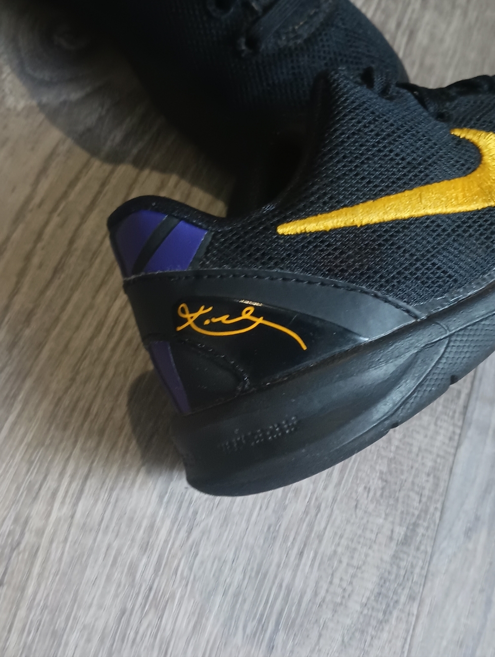 Nike Collectible Kobe 8 Protro "Lakers Away"Shoes (Black/Purple/ Gold) D-